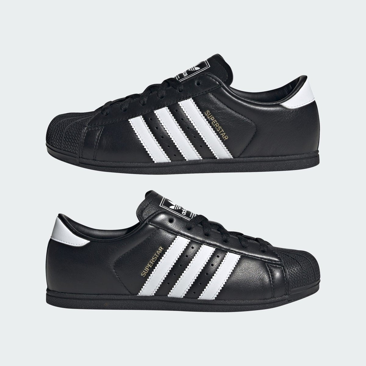 adidas originals SUPERSTAR LO PRO W コアブラック／フットウェアホワイト／ゴールドメタリック