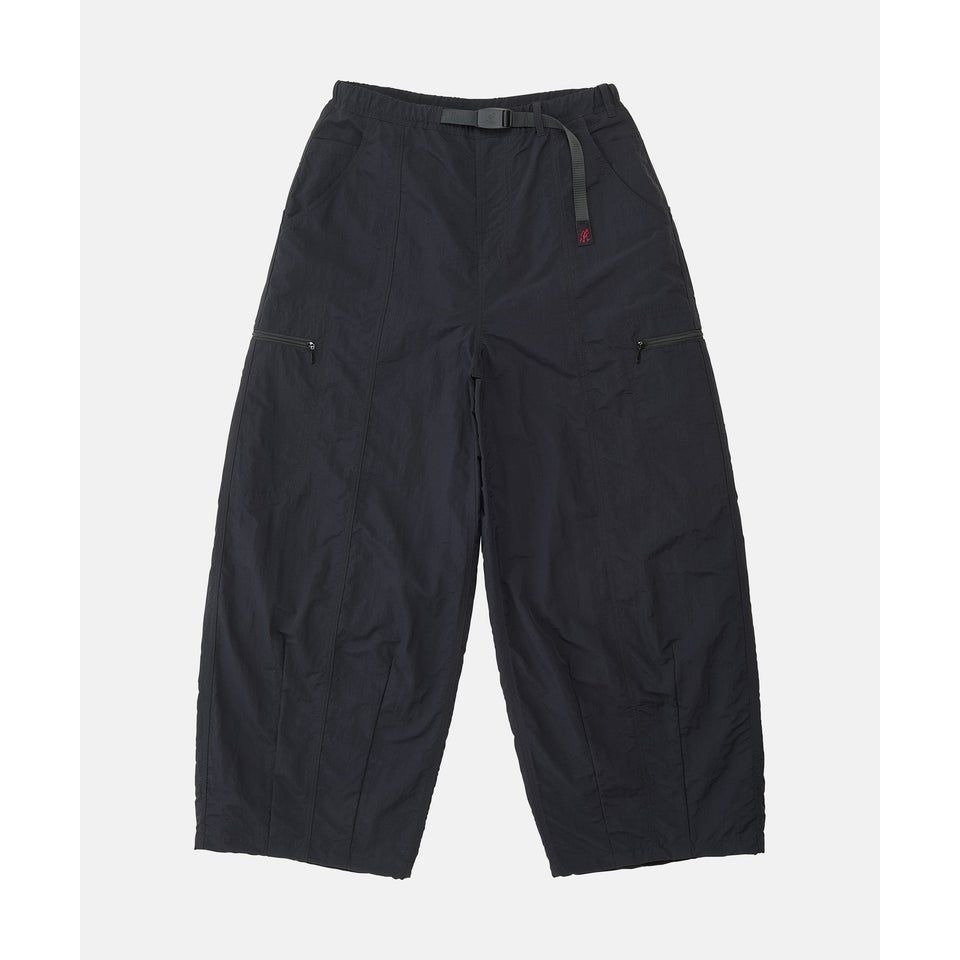 Gramicci NYLON LOOSE BALLOON PANT BLACK