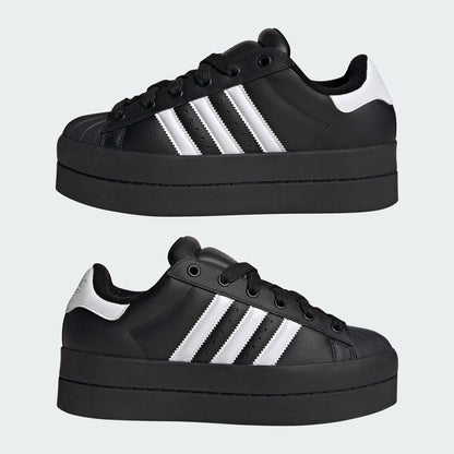 adidas originals SUPERSTAR STACK W コアブラック／フットウェアホワイト／ゴールドメタリック