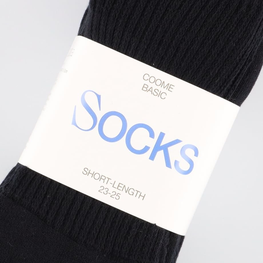 COOME SOCKS BLACK