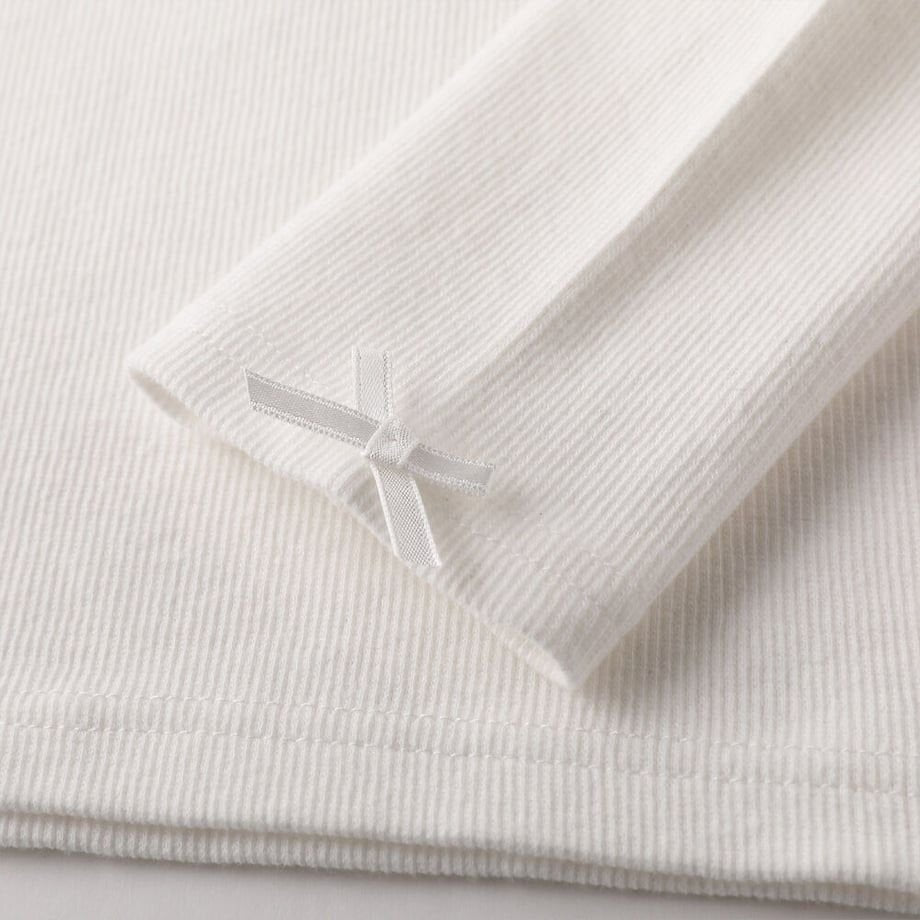 COOME BABY LS TEE OFF WHITE