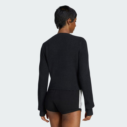 adidas originals ｢ADILUNA SEASON 2 x JENNIE｣KNIT CARDIGAN ﾌﾞﾗｯｸ