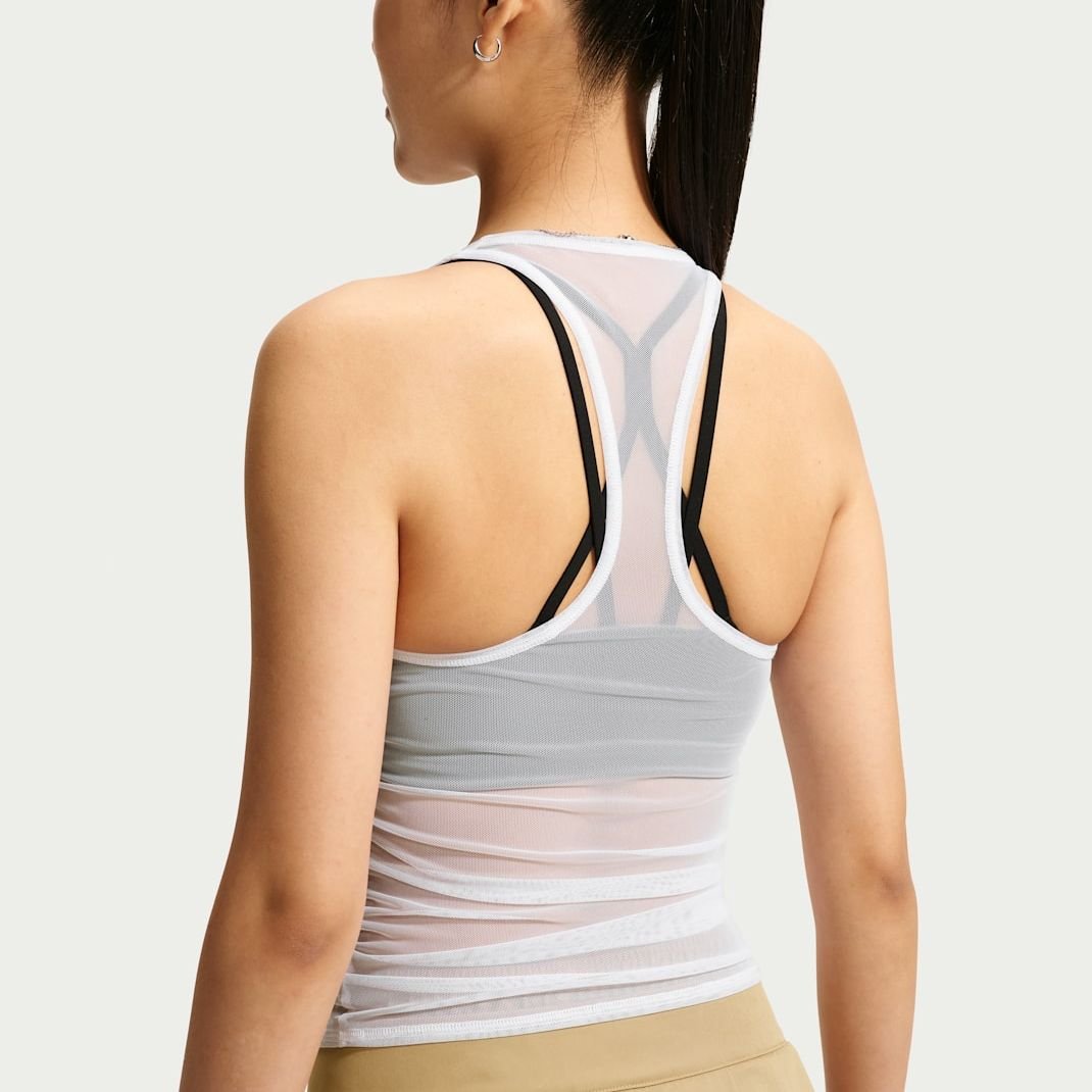 NIKE ナイキ ASWNKSTREETGFXSHEERTANK BLACK/WHITE