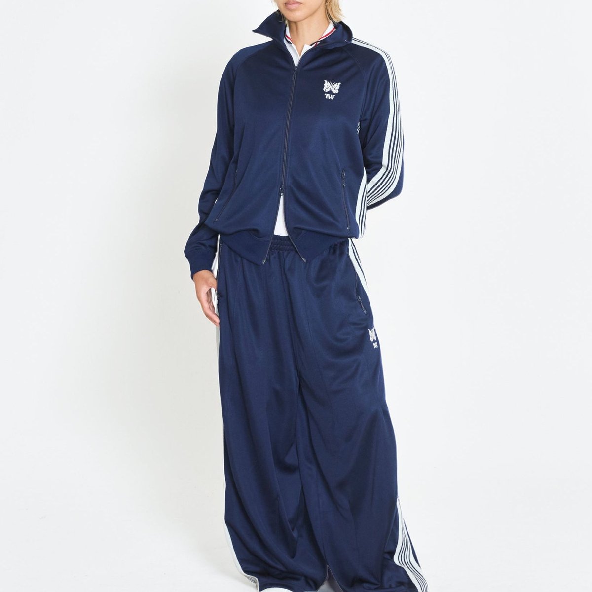 TW H.D. TRACK PANT- Poly Smooth NAVY