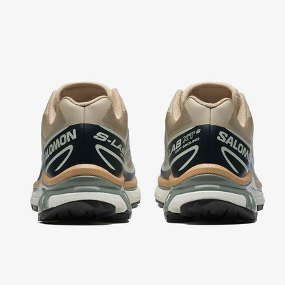 SALOMON XT-6 OXFORD TAN/CARBON/CLEARLY AQUA