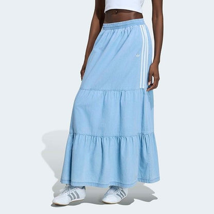 adidas originals DENIM SKIRT ライトデニム
