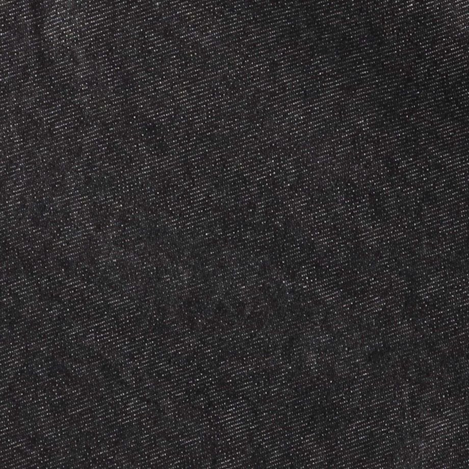 COOME DENIM MID-THIGH SHORTS BLACK