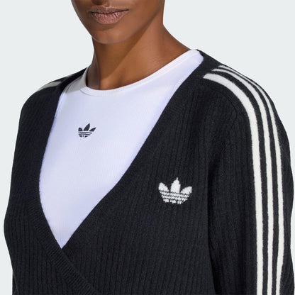 adidas originals ｢ADILUNA SEASON 2 x JENNIE｣KNIT CARDIGAN ﾌﾞﾗｯｸ