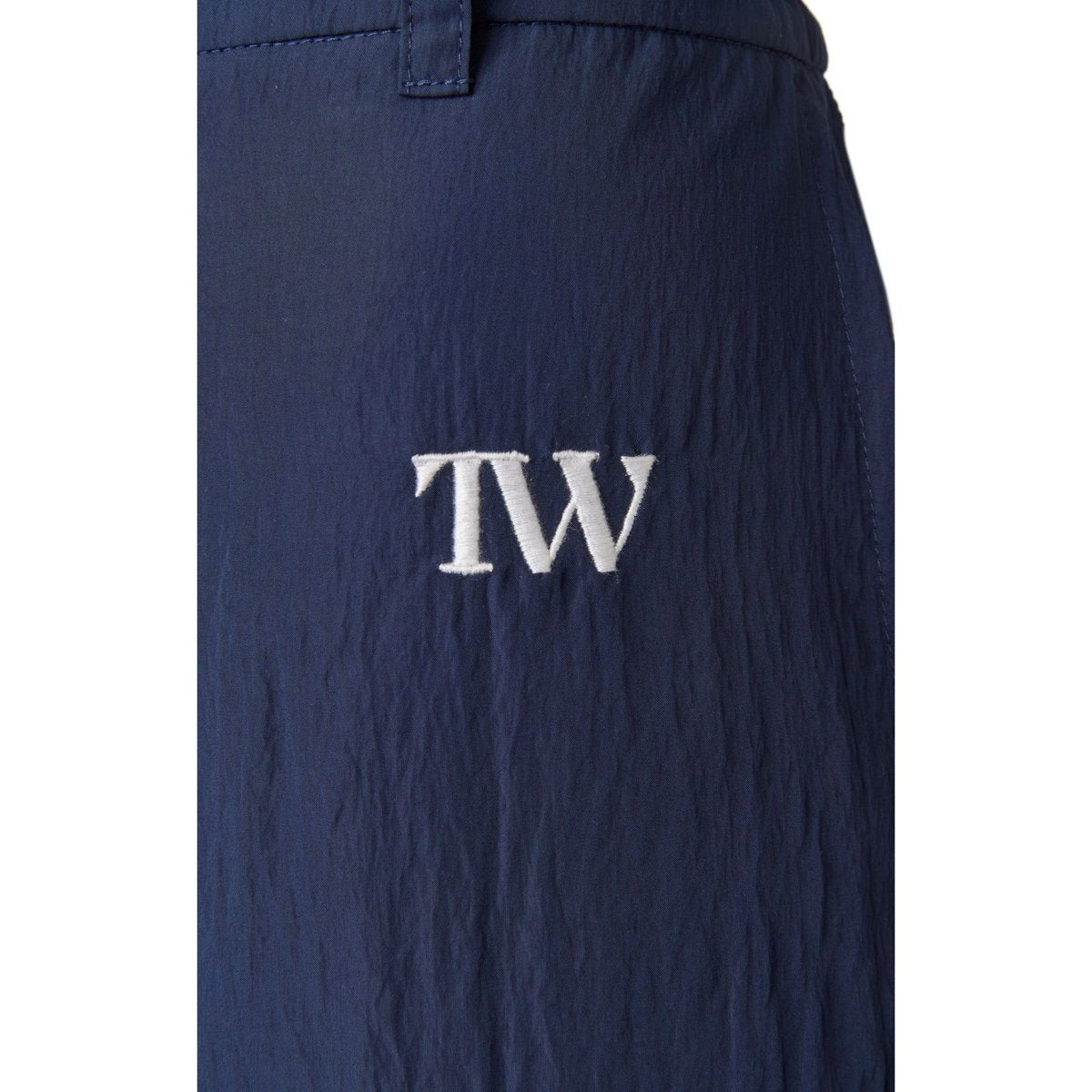 TW Satin Drawcord Pants NAVY