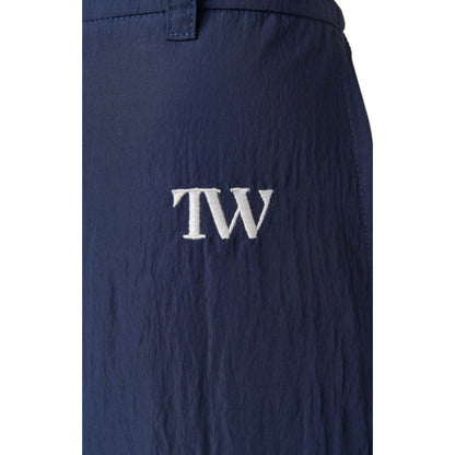 TW Satin Drawcord Pants NAVY