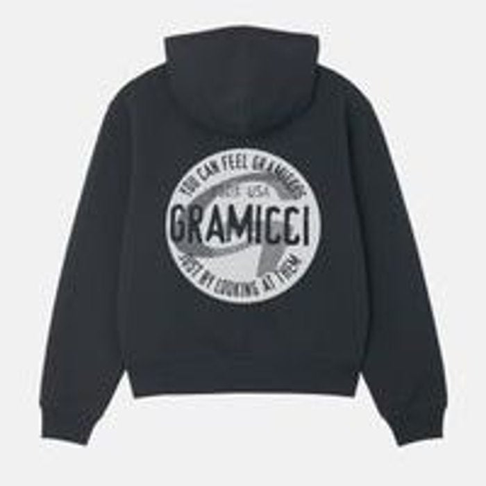 Gramicci ICON ZIP HOODED SWEATSHIRT VINTAGE BLACK
