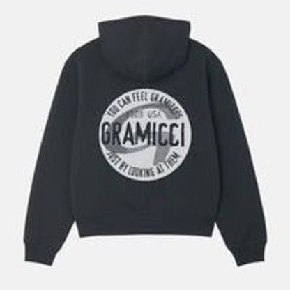 Gramicci ICON ZIP HOODED SWEATSHIRT VINTAGE BLACK