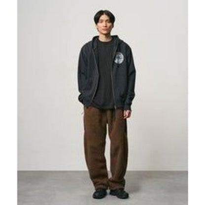 Gramicci ICON ZIP HOODED SWEATSHIRT VINTAGE BLACK