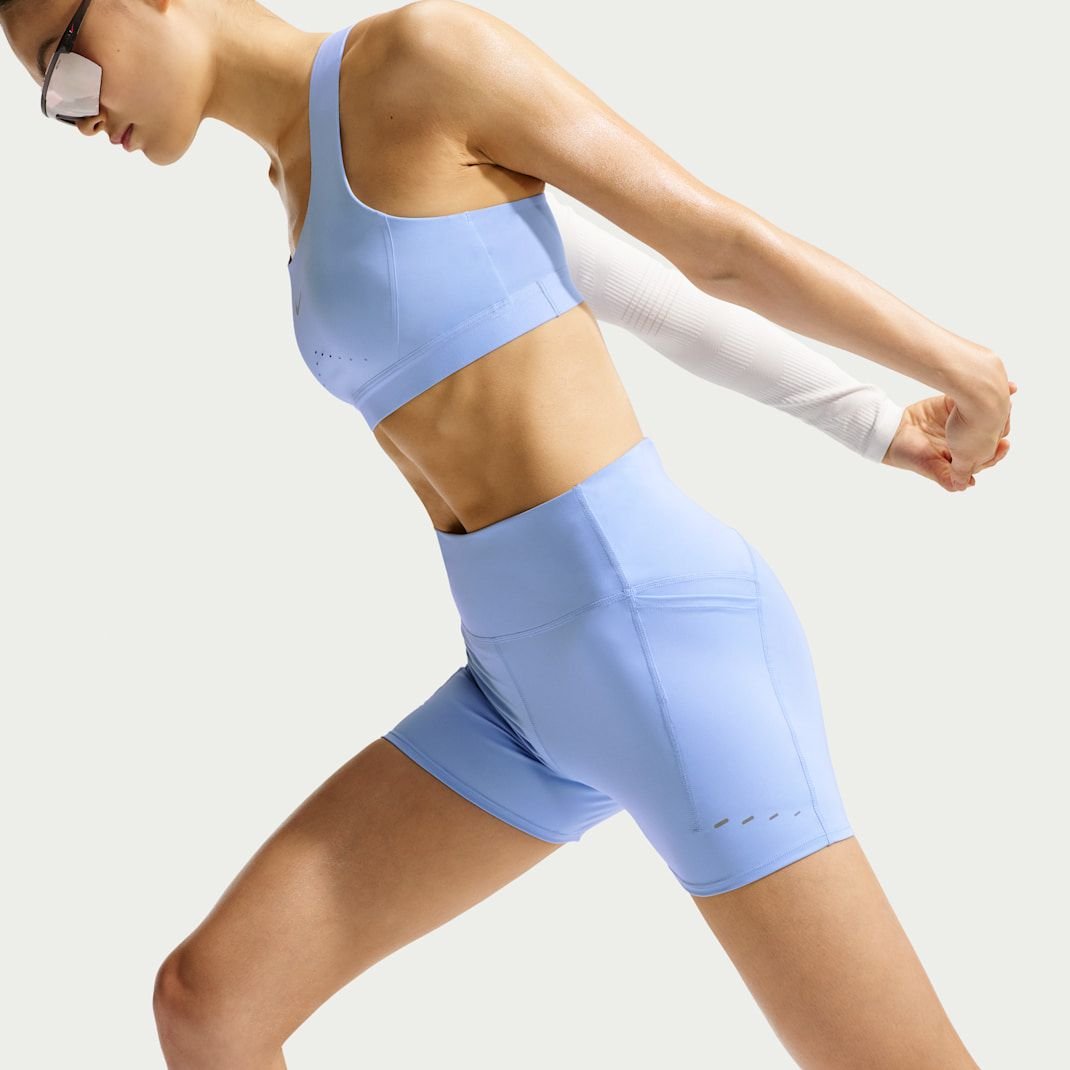 NIKE ナイキ AS W NK DF SWIFT HR 4IN SH ﾌﾞﾗｯｸ/ﾘﾌﾚｸﾄｼﾙﾊﾞｰ