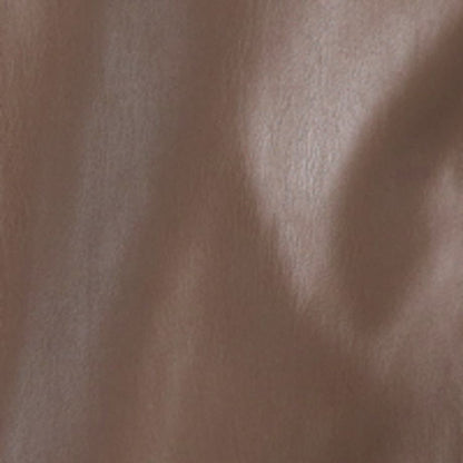 COOME LEATHER WRAP MID SKIRT MOCA BROWN