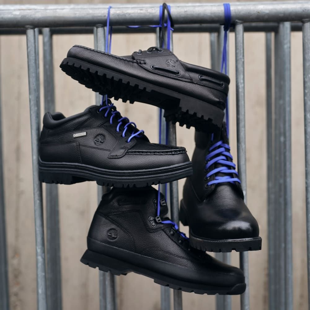 Timberland BOAT SHOE ALL OVER BLACK FULL GRAIN