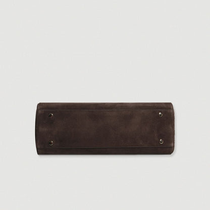 KOMOREBI MUSEUM SUEDE BAG B01 BROWN