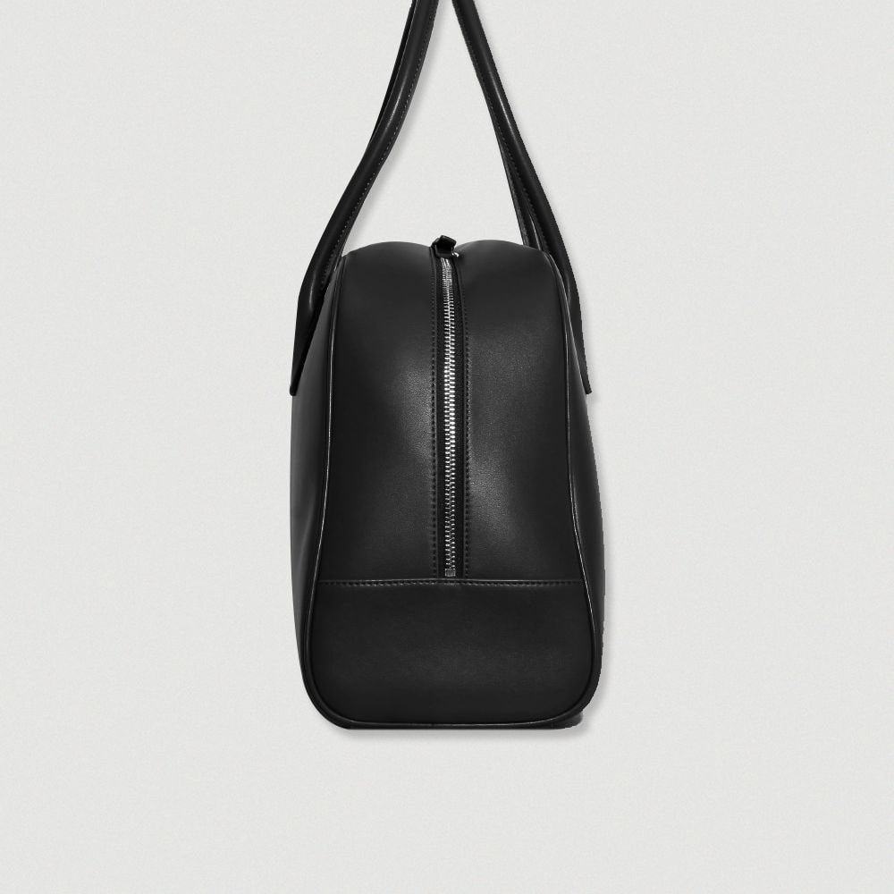 KOMOREBI MUSEUM LEATHER BAG BLACK