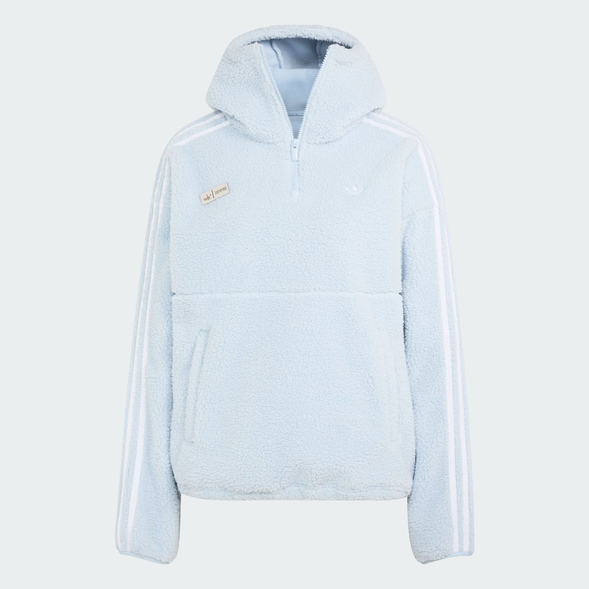 adidas originals ｢ADILUNA SEASON 2 x JENNIE｣HOODED FLE JKT ﾜﾝﾀﾞｰﾌﾞﾙｰ