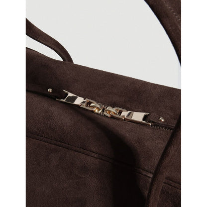 KOMOREBI MUSEUM SUEDE BAG B01 BROWN